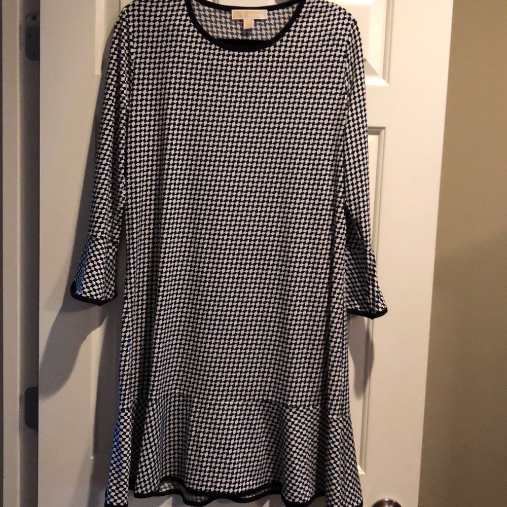 Michael Kors black checked dress